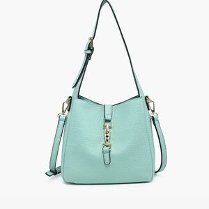 Seafoam Jen + co bag in a bag